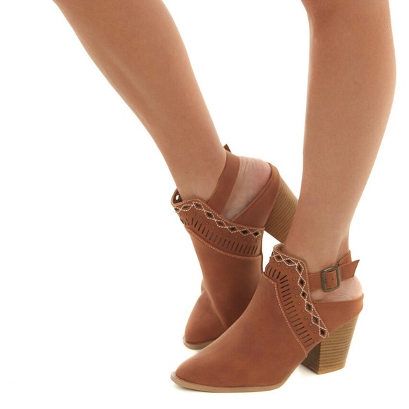 Brown boots low boots - Picture 4 of 6